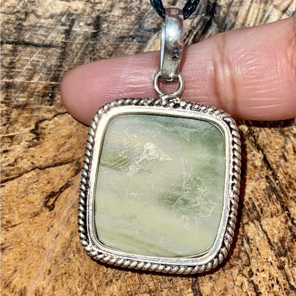 Green Larsonite Pendant 1 1/2” - Picture 4 of 8